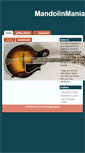 Mobile Screenshot of mandolinmania.com